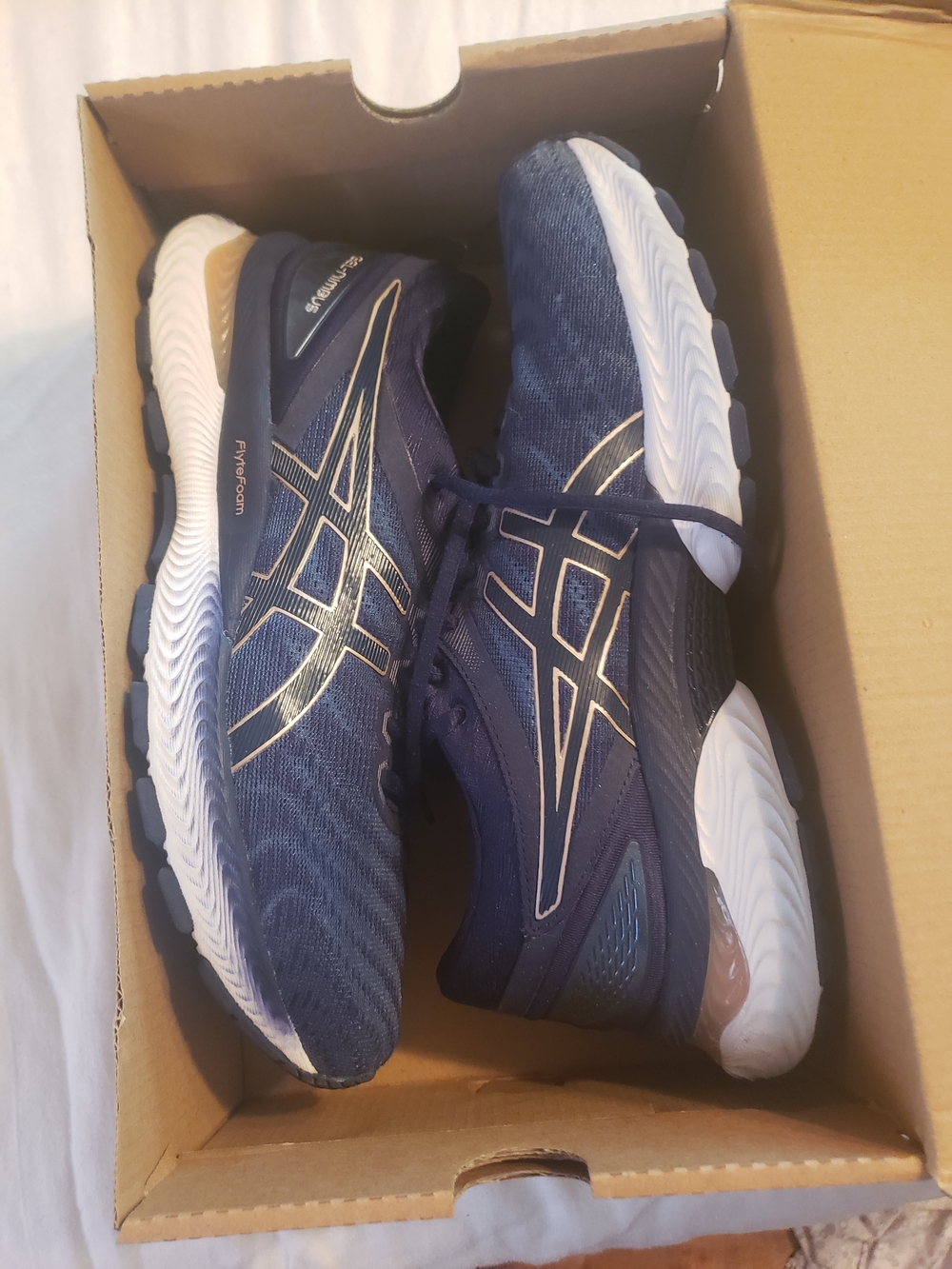 Asics Sheet Rock/White Women's Running Shoes 9 Wide
